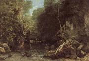 Courbet, Gustave The Shaded  stream oil painting picture wholesale